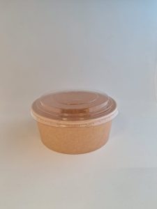 Pote y Tapa 25oz Kraft 150mm Ø (6x50)