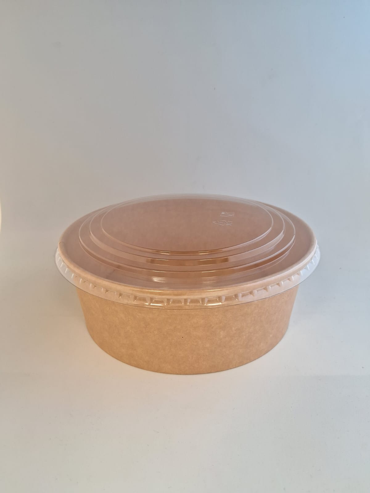 Pote y Tapa 44oz Kraft 185mm Ø (6x50)