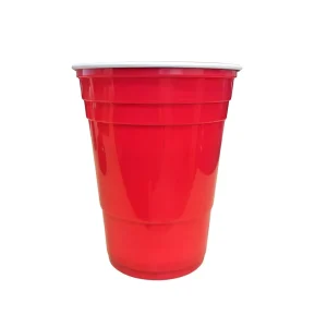 Vaso PS 16oz Rojo int. Blanco (20x50)