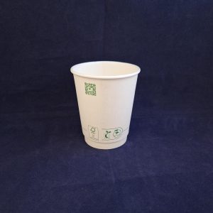 Vaso 8oz Blanco Doble Pared PLA Imp. Generico (20x25)