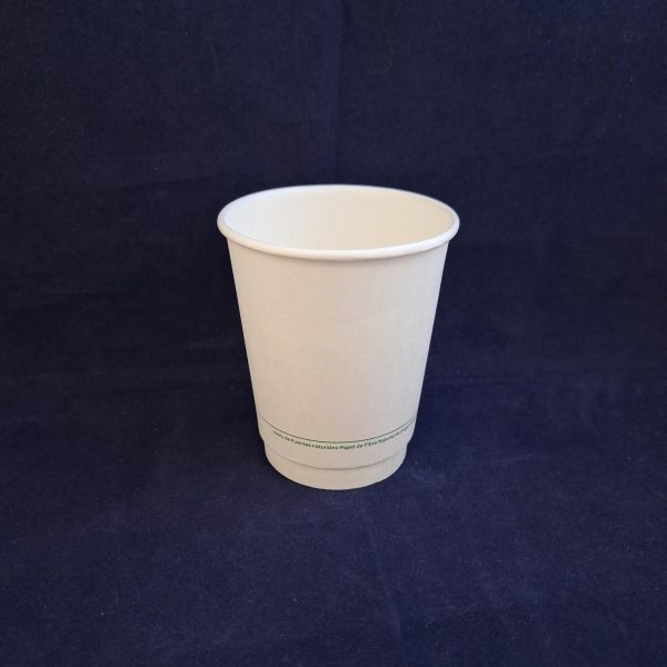 Vaso 8oz Blanco Doble Pared PLA Imp. Generico (20x25) - Imagen 2