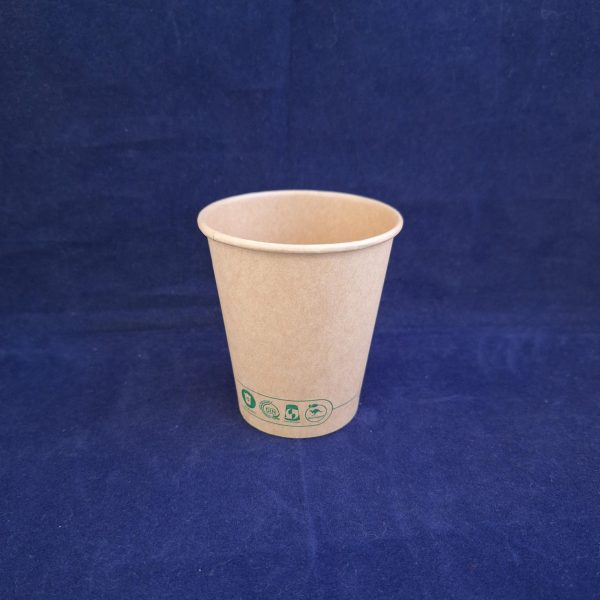 Vaso 6oz Papel WBased Kraft Imp. Generico (20x50)