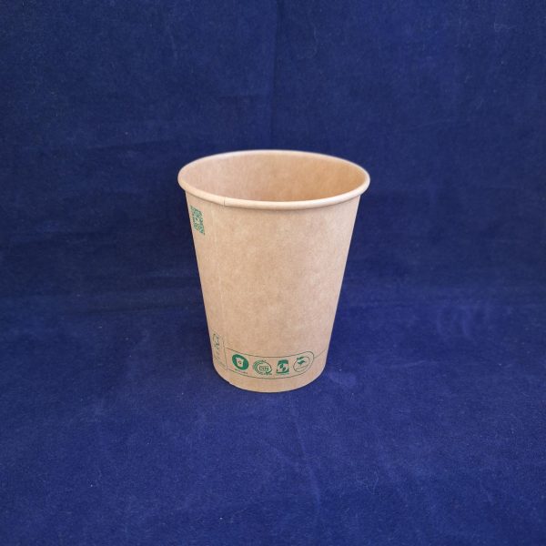 Vaso 8oz Papel WBased Kraft Imp. Generico (20x50)