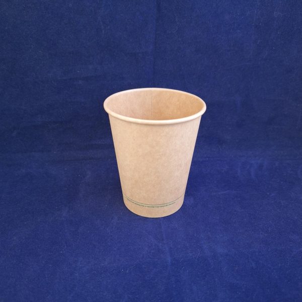 Vaso 8oz Papel WBased Kraft Imp. Generico (20x50) - Imagen 2