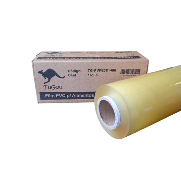 Film PVC p/Alimentos 38cm x 1.400mts. (1 rollo) - Imagen 2