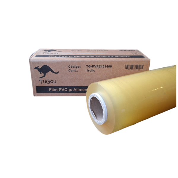 Film PVC p/Alimentos 45cm x 1.400mts. (1 rollo) - Imagen 2