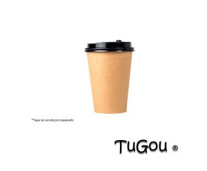 Vaso polipapel 16oz Kraft (20x50)