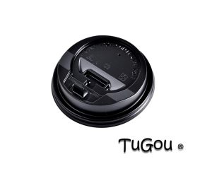 Tapa Capuccino Negra p/vaso 08 oz (50*20)