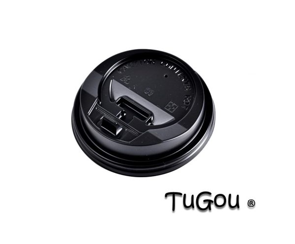 Tapa Capuccino Negra p/vaso 08 oz (50*20)