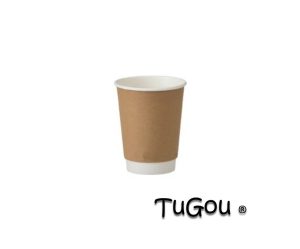 Vaso 8oz Doble Pared Kraft c/PE interior (20x25)