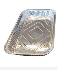 Bandeja Alum. 2000ml c/Tapa Cart-Alum. (20x20)