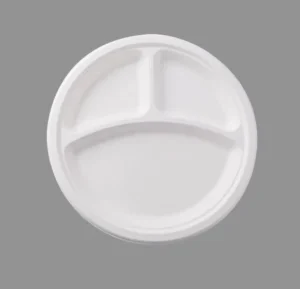 Plato 3Div. 26cm Ø Blanco (10x50)