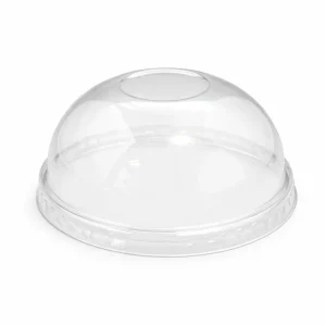 Tapa domo PLA s/hoyo 92mm Ø p/vaso 12/20oz (10x100)