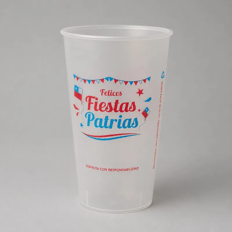 Vaso Festival 16oz PP Nat. Imp. F.Patrias (1x100)