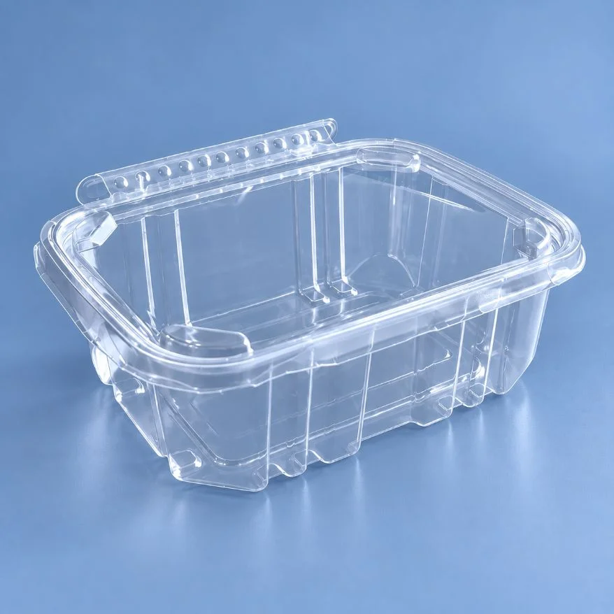 Pote 32oz PET rectan. c/tapa inviolable (2x125)